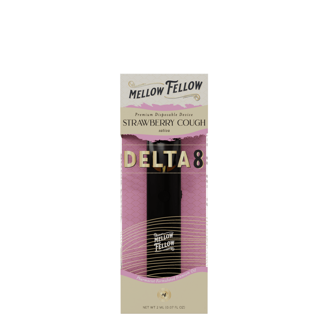 Delta 8 Premium 2ML Disposable Vape - Strawberry Cough (Sativa)