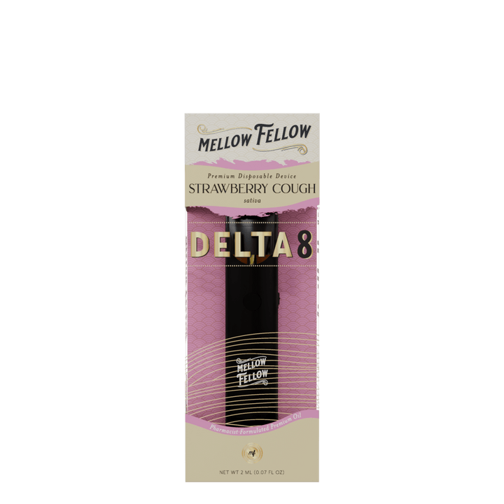 Delta 8 Premium 2ML Disposable Vape - Strawberry Cough (Sativa)