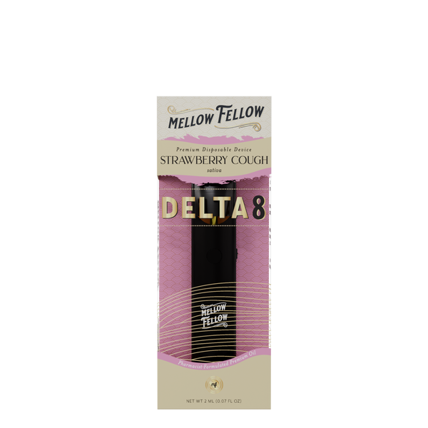 Delta 8 Premium 2ML Disposable Vape - Strawberry Cough (Sativa)