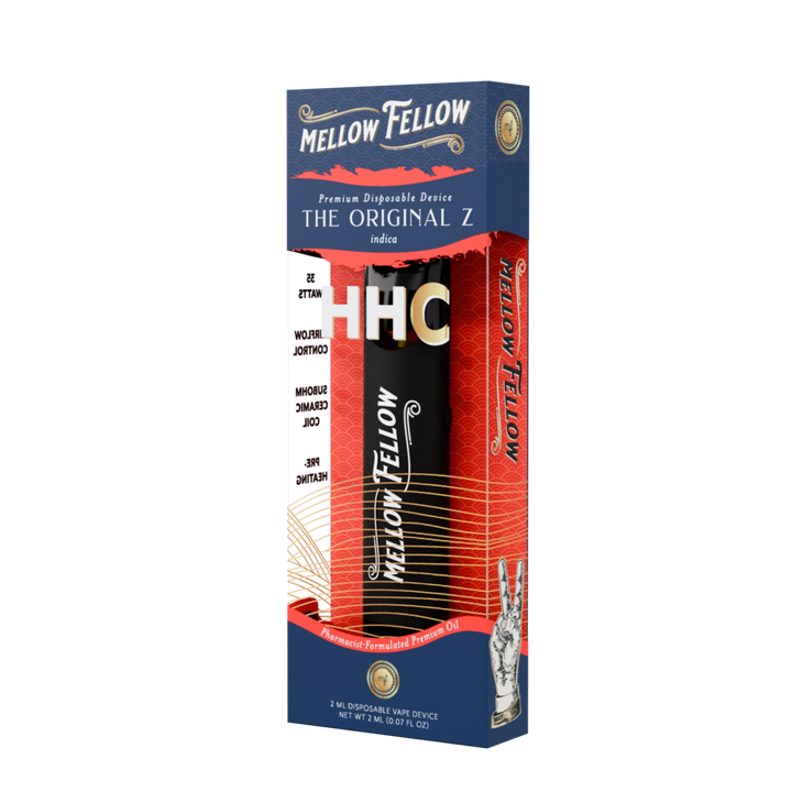 HHC Premium 2ml Disposable Vape - The Original Z (Indica) - Mellow Fellow