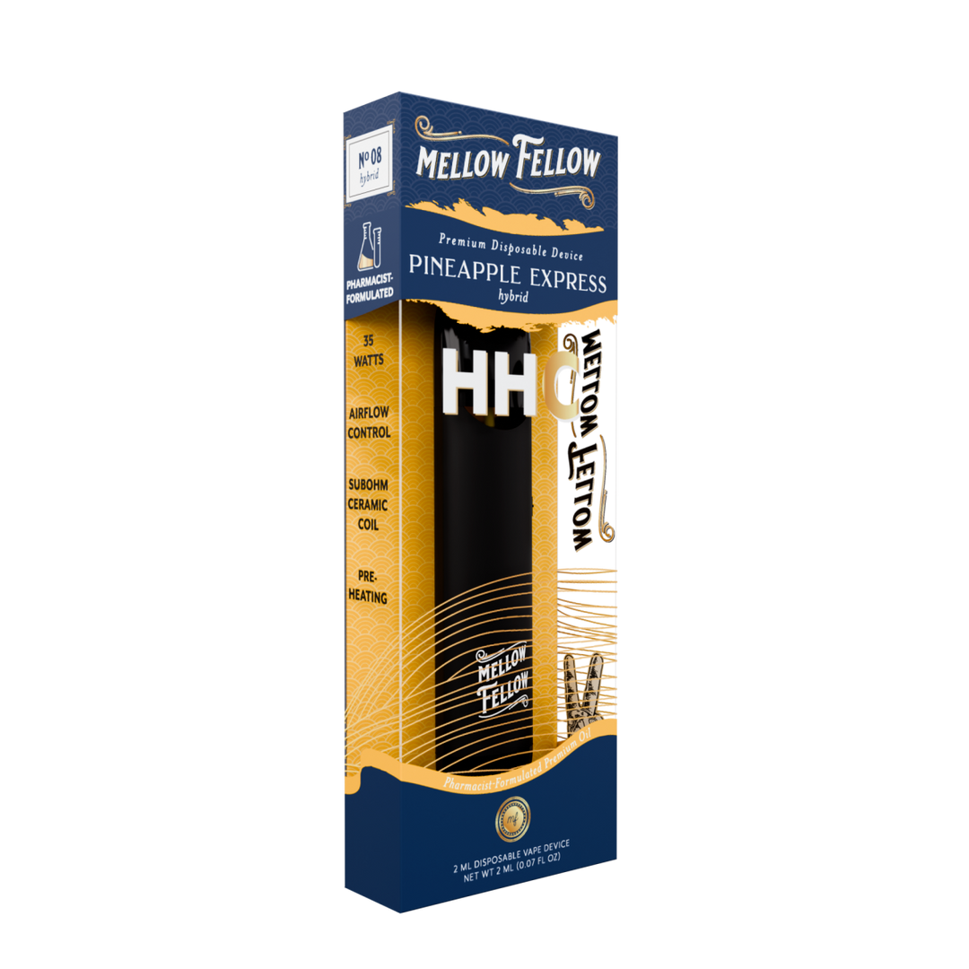 HHC Premium 2ml Disposable Vape - Pineapple Express (Hybrid) - Mellow Fellow