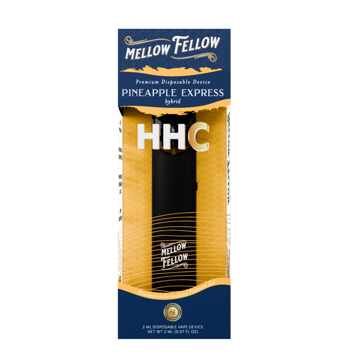 HHC Premium 2ml Disposable Vape - Pineapple Express (Hybrid) - Mellow Fellow