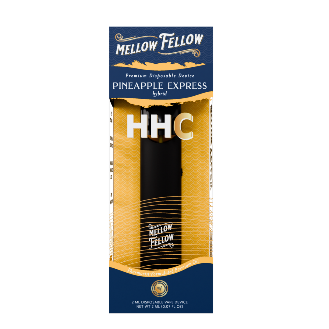 HHC Premium 2ml Disposable Vape - Pineapple Express (Hybrid) - Mellow Fellow