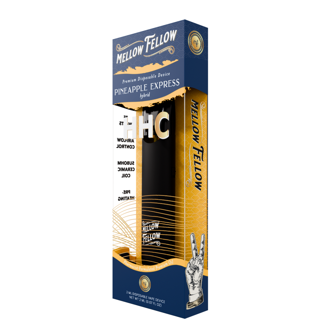 HHC Premium 2ml Disposable Vape - Pineapple Express (Hybrid) - Mellow Fellow