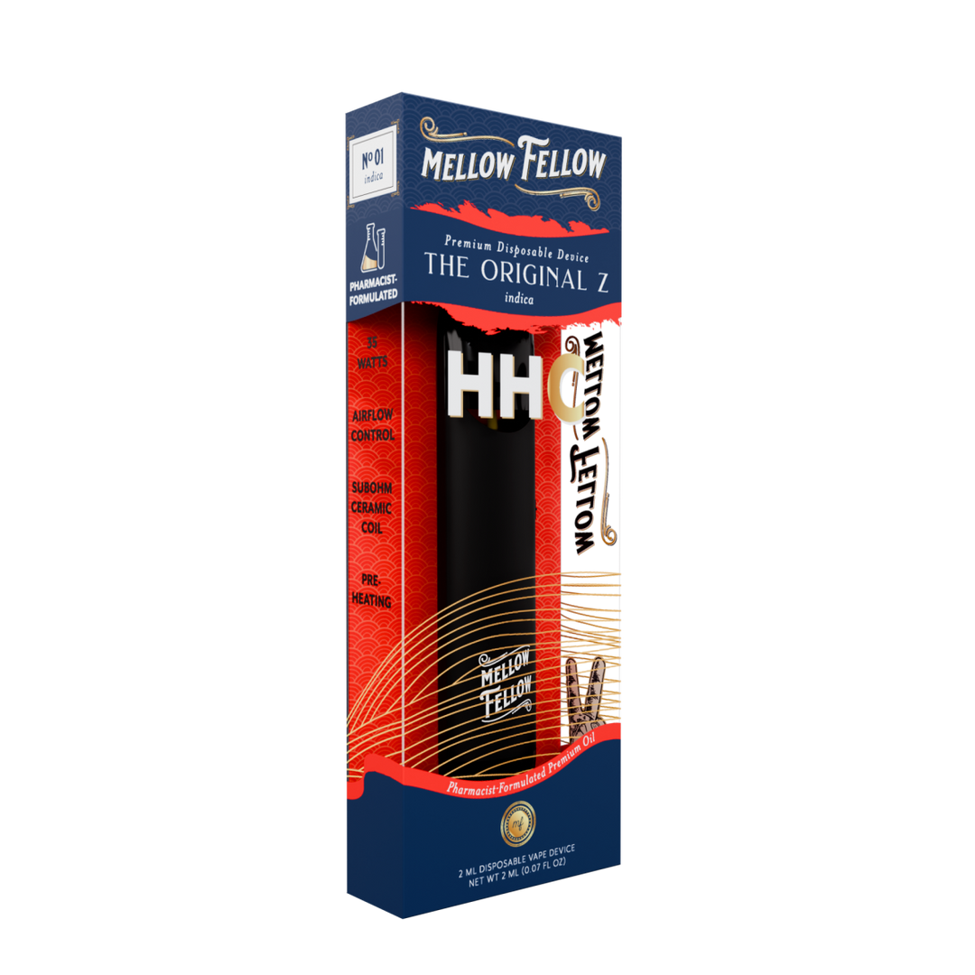 HHC Premium 2ml Disposable Vape - The Original Z (Indica) - Mellow Fellow