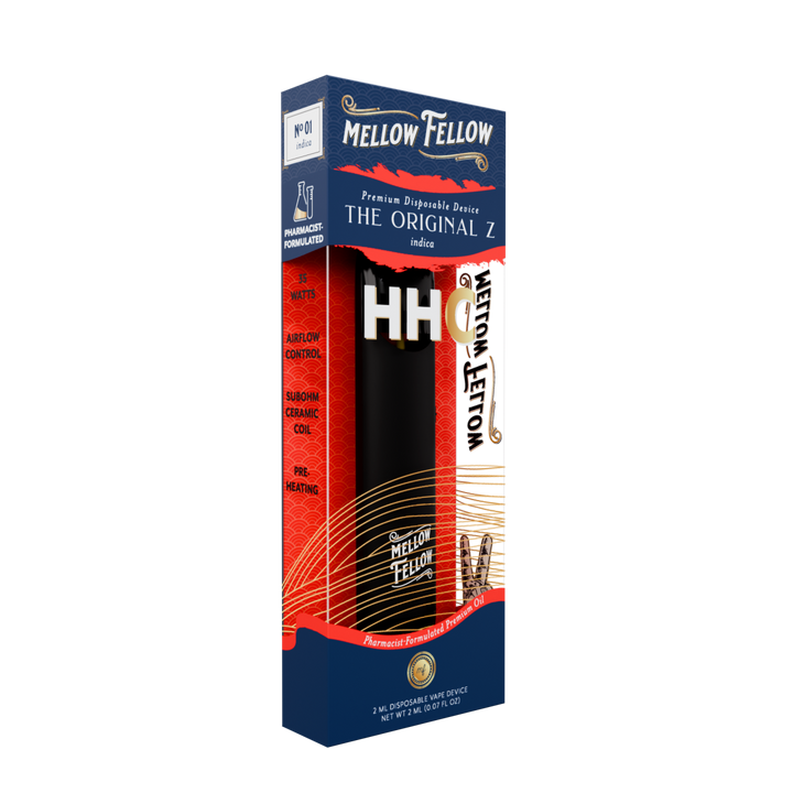 HHC Premium 2ml Disposable Vape - The Original Z (Indica) - Mellow Fellow