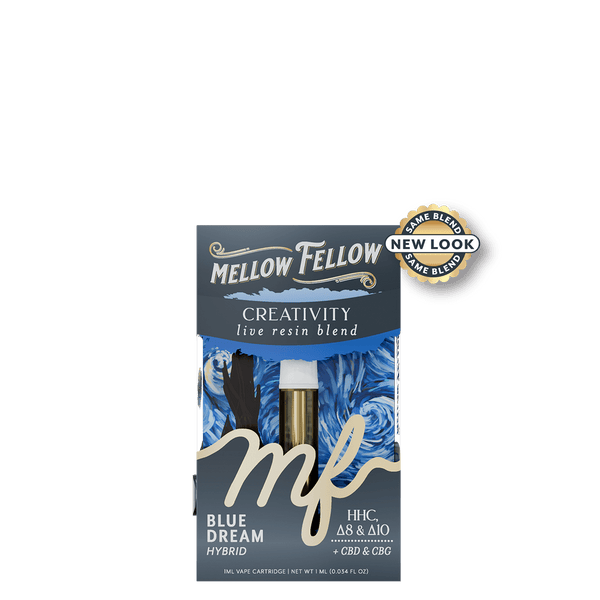 Creativity Blend 1ml Live Resin Vape Cartridge - Blue Dream (Hybrid)
