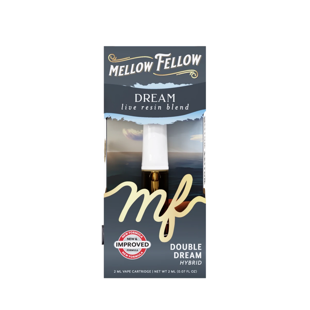 Dream Blend 2ml Live Resin Vape Cartridge - Double Dream (Hybrid) - Mellow Fellow