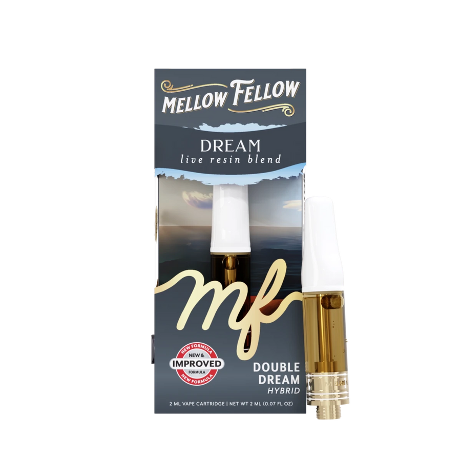 Dream Blend 2ml Live Resin Vape Cartridge - Double Dream (Hybrid) - Mellow Fellow