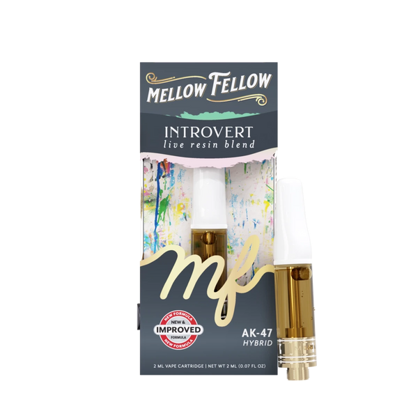 Introvert Blend 2ml Live Resin Vape Cartridge - AK-47 (Hybrid)