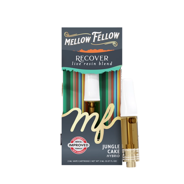 Recover Blend 2ml Live Resin Vape Cartridge - Jungle Cake (Hybrid)