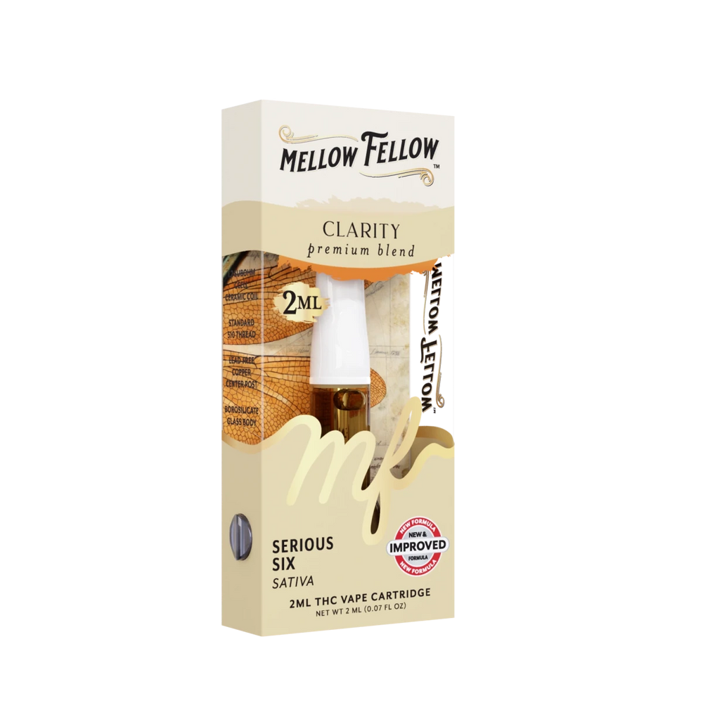 Clarity Blend 2ml Vape Cartridge - Serious Six (Sativa) - Mellow Fellow