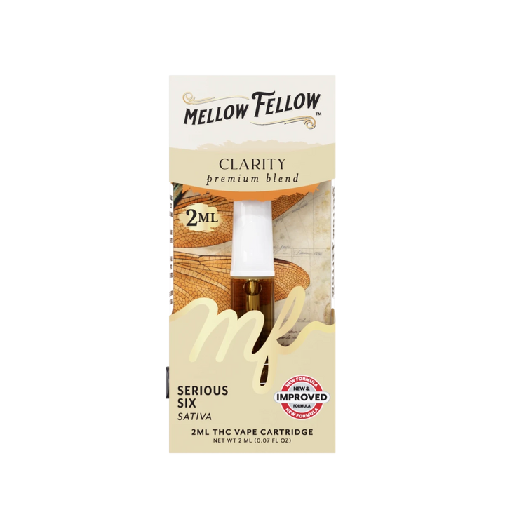 Clarity Blend 2ml Vape Cartridge - Serious Six (Sativa) - Mellow Fellow