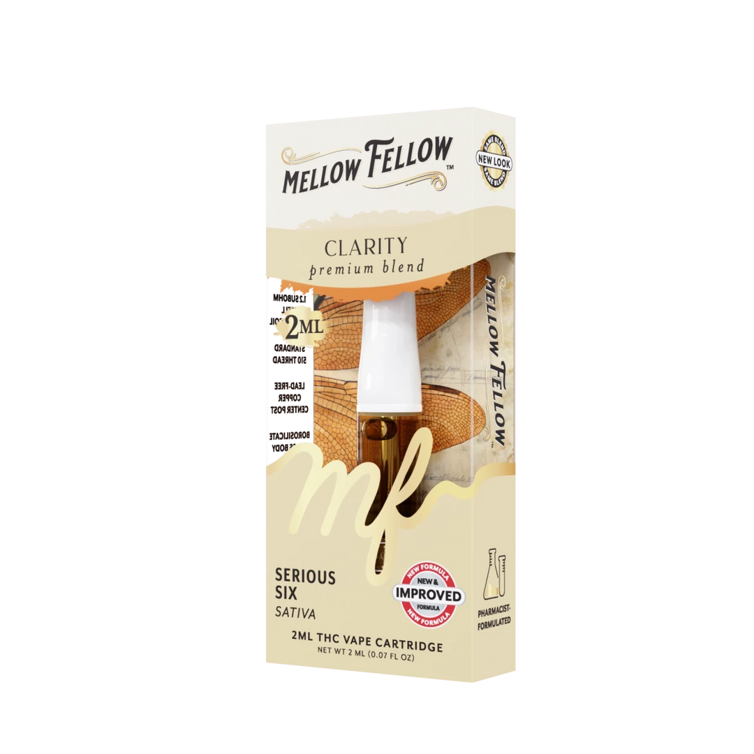 Clarity Blend 2ml Vape Cartridge - Serious Six (Sativa) - Mellow Fellow