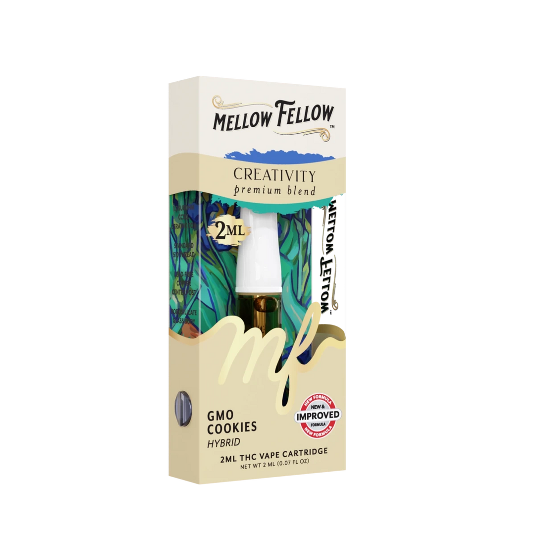 Creativity Blend 2ml Vape Cartridge - GMO Cookies (Hybrid) - Mellow Fellow