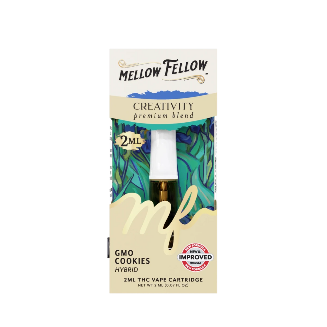 Creativity Blend 2ml Vape Cartridge - GMO Cookies (Hybrid) - Mellow Fellow