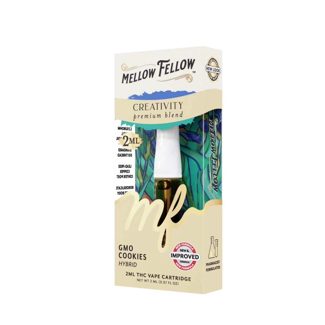 Creativity Blend 2ml Vape Cartridge - GMO Cookies (Hybrid) - Mellow Fellow