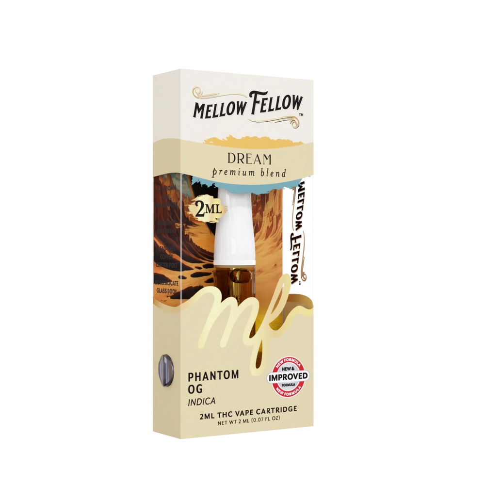 Dream Blend 2ml Vape Cartridge - Phantom OG (Indica) - Mellow Fellow