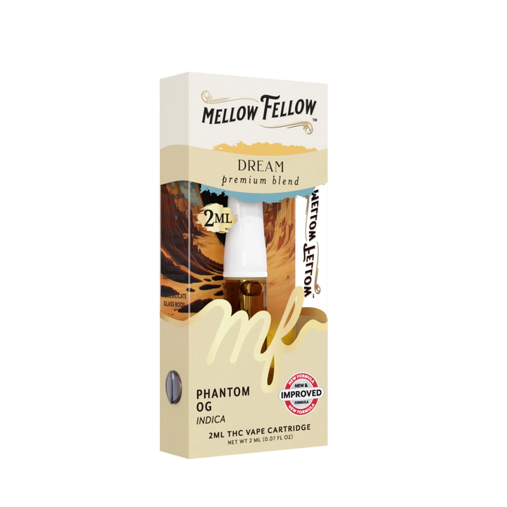 Dream Blend 2ml Vape Cartridge - Phantom OG (Indica) - Mellow Fellow