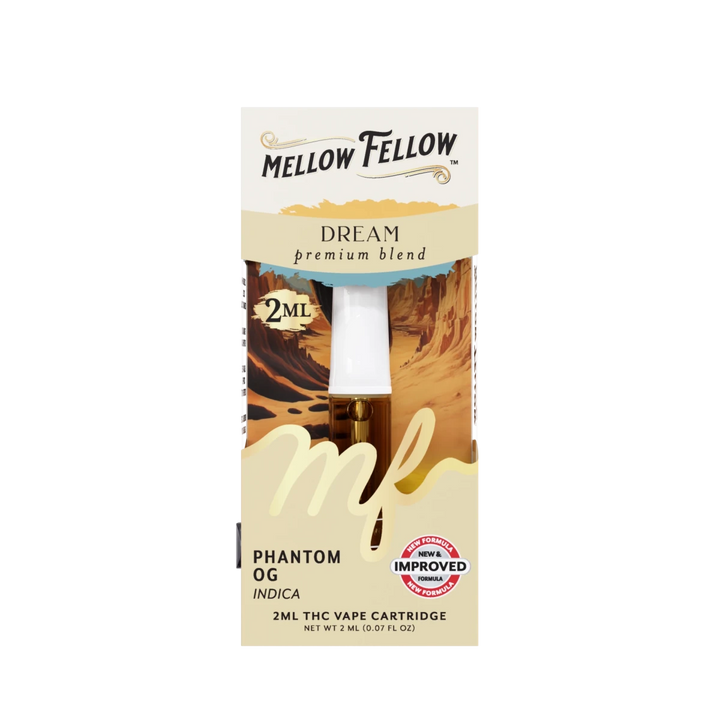 Dream Blend 2ml Vape Cartridge - Phantom OG (Indica) - Mellow Fellow