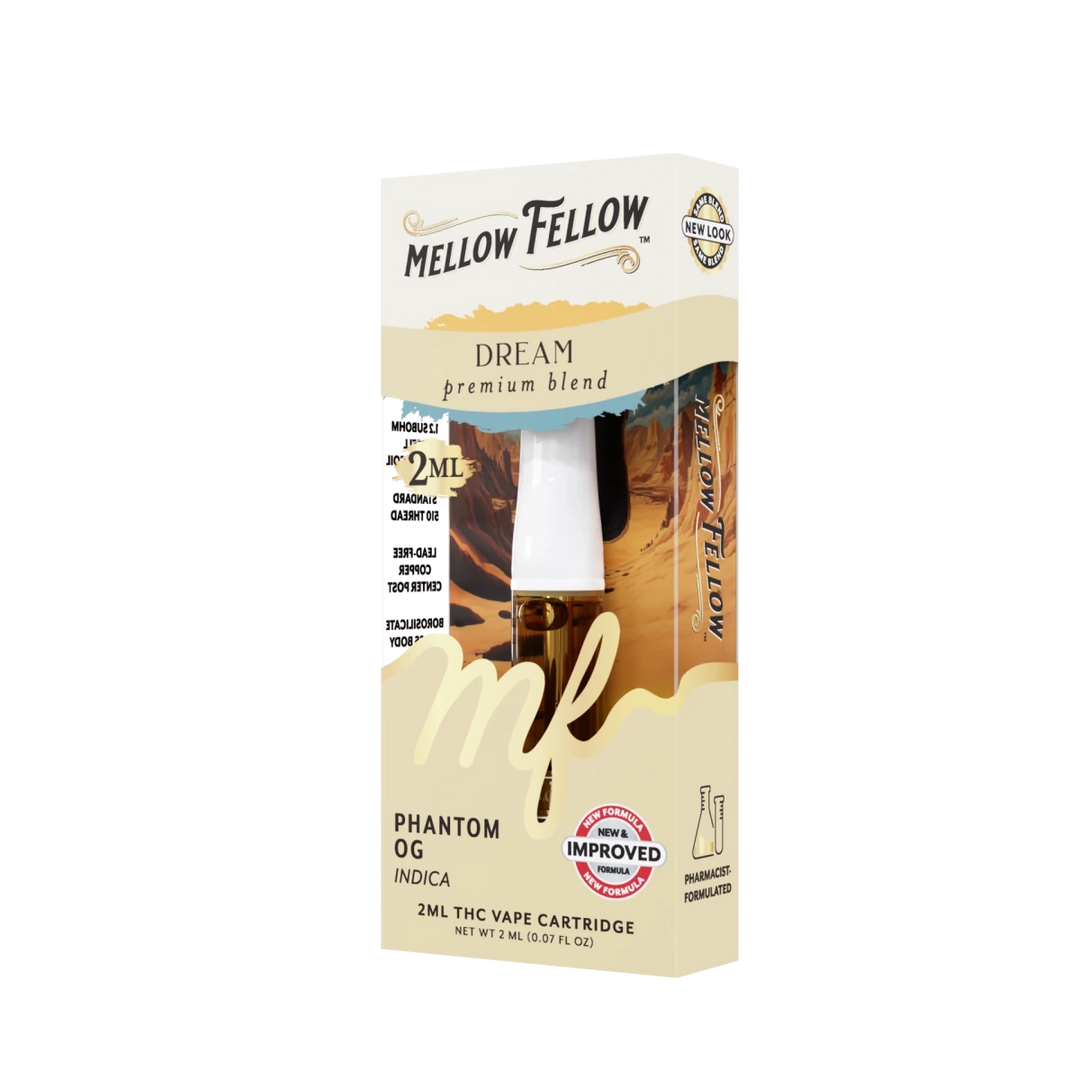 Dream Blend 2ml Vape Cartridge - Phantom OG (Indica) - Mellow Fellow