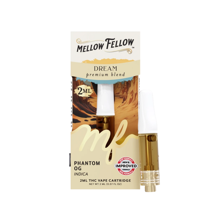 Dream Blend 2ml Vape Cartridge - Phantom OG (Indica) - Mellow Fellow
