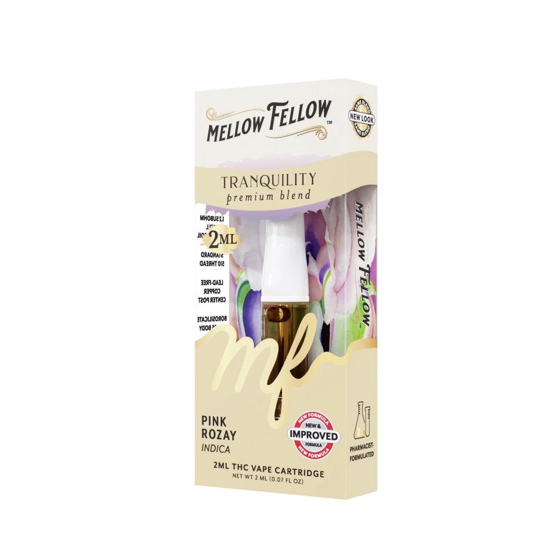 Tranquility Blend 2ml Vape Cartridge - Pink Rozay (Indica) - Mellow Fellow