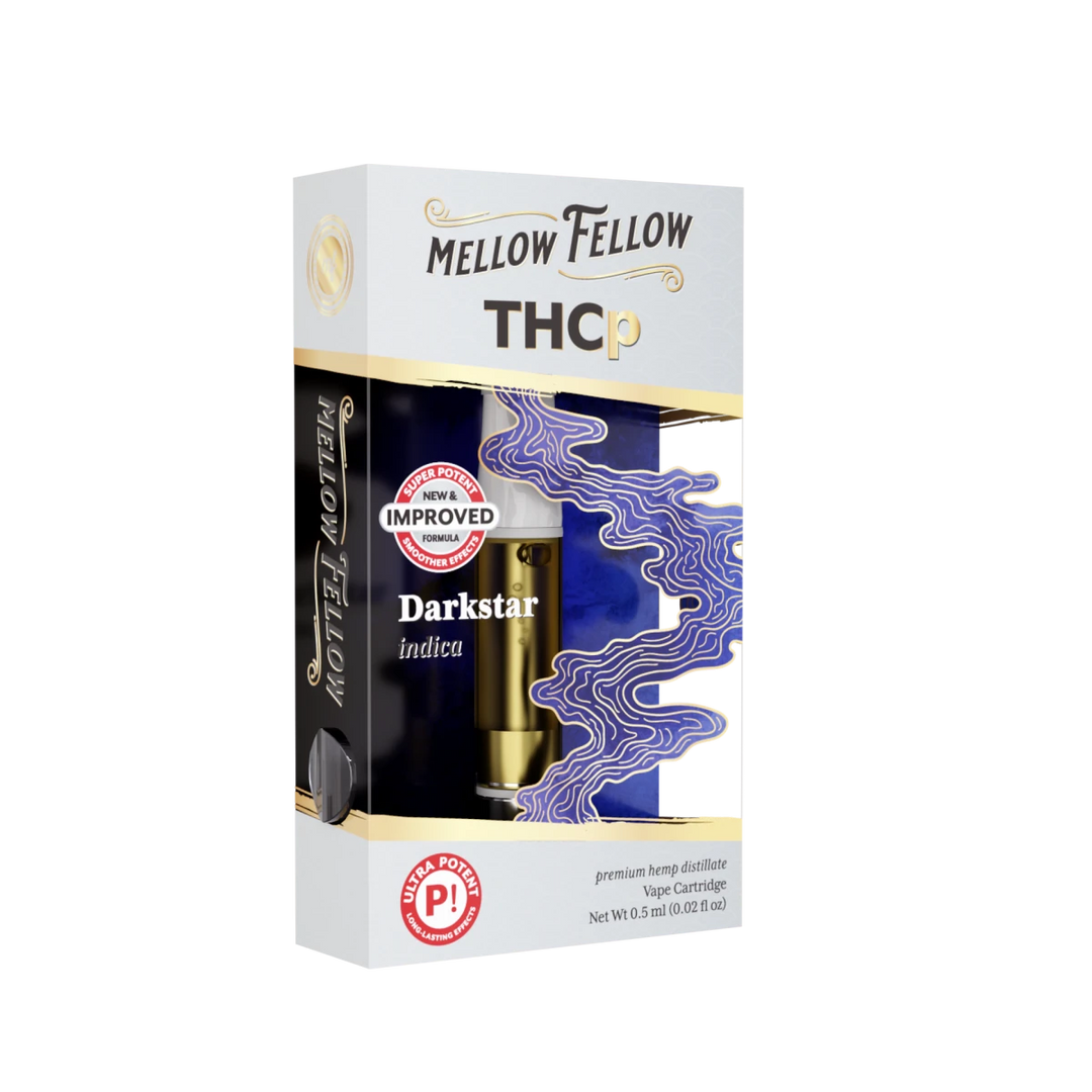 THCp 0.5ml Vape Cartridge - Darkstar (Indica) - Mellow Fellow