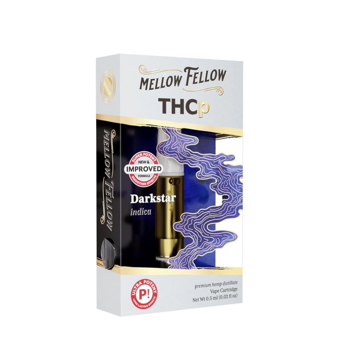 THCp 0.5ml Vape Cartridge - Darkstar (Indica) - Mellow Fellow