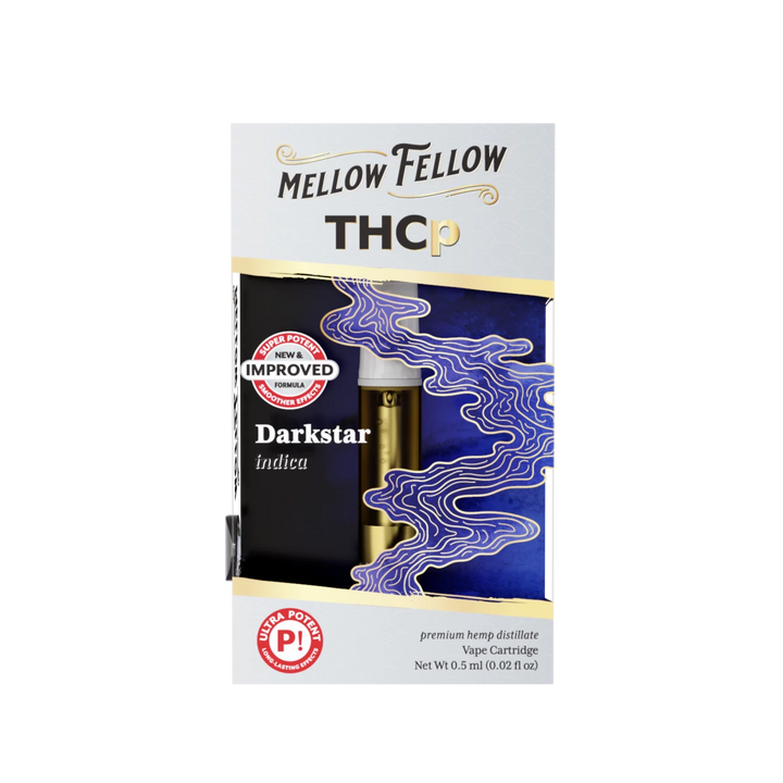 THCp 0.5ml Vape Cartridge - Darkstar (Indica) - Mellow Fellow