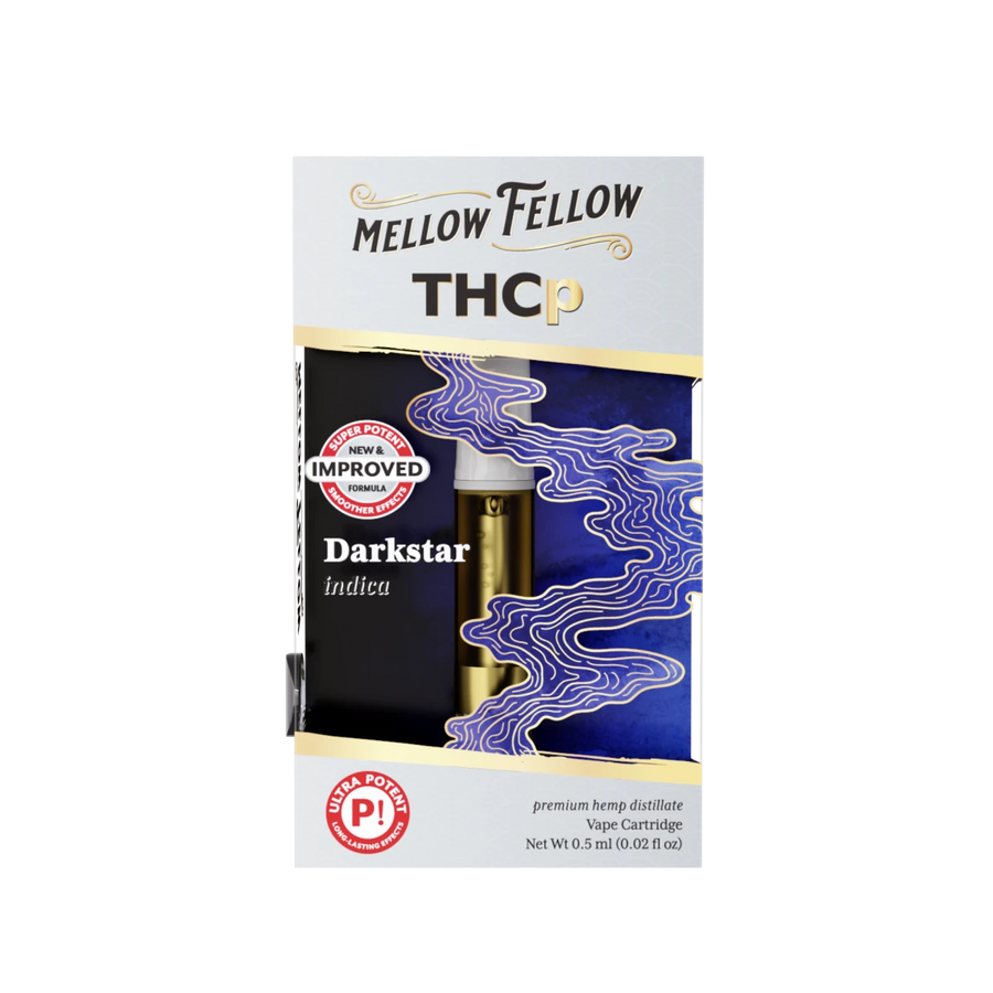 THCp 0.5ml Vape Cartridge - Darkstar (Indica) - Mellow Fellow