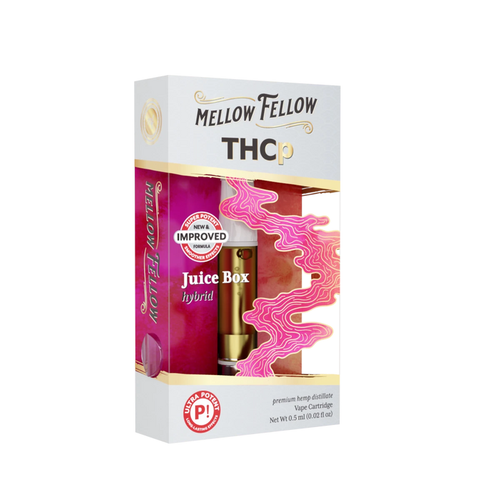 THCp 0.5ml Vape Cartridge - Juice Box (Hybrid) - Mellow Fellow THCp 0.5ml Vape Cartridge - Juice Box (Hybrid) - Mellow Fellow