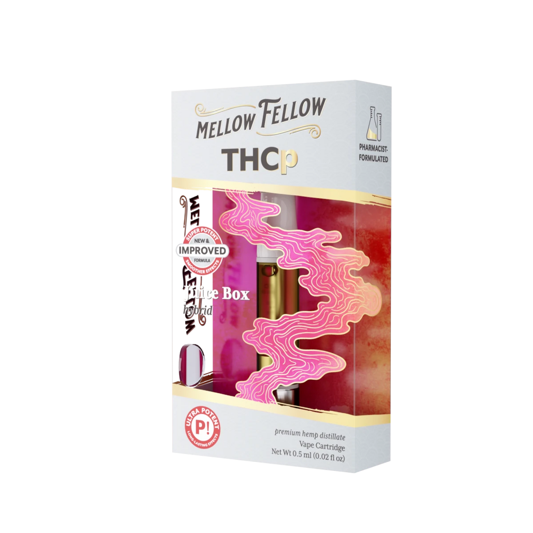 THCp 0.5ml Vape Cartridge - Juice Box (Hybrid) - Mellow Fellow THCp 0.5ml Vape Cartridge - Juice Box (Hybrid) - Mellow Fellow