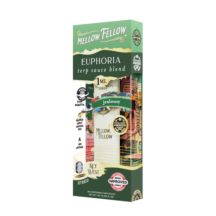 Euphoria Blend - Terp Sauce 1ml Disposable Spinner Vape - Jealousy (Hybrid)