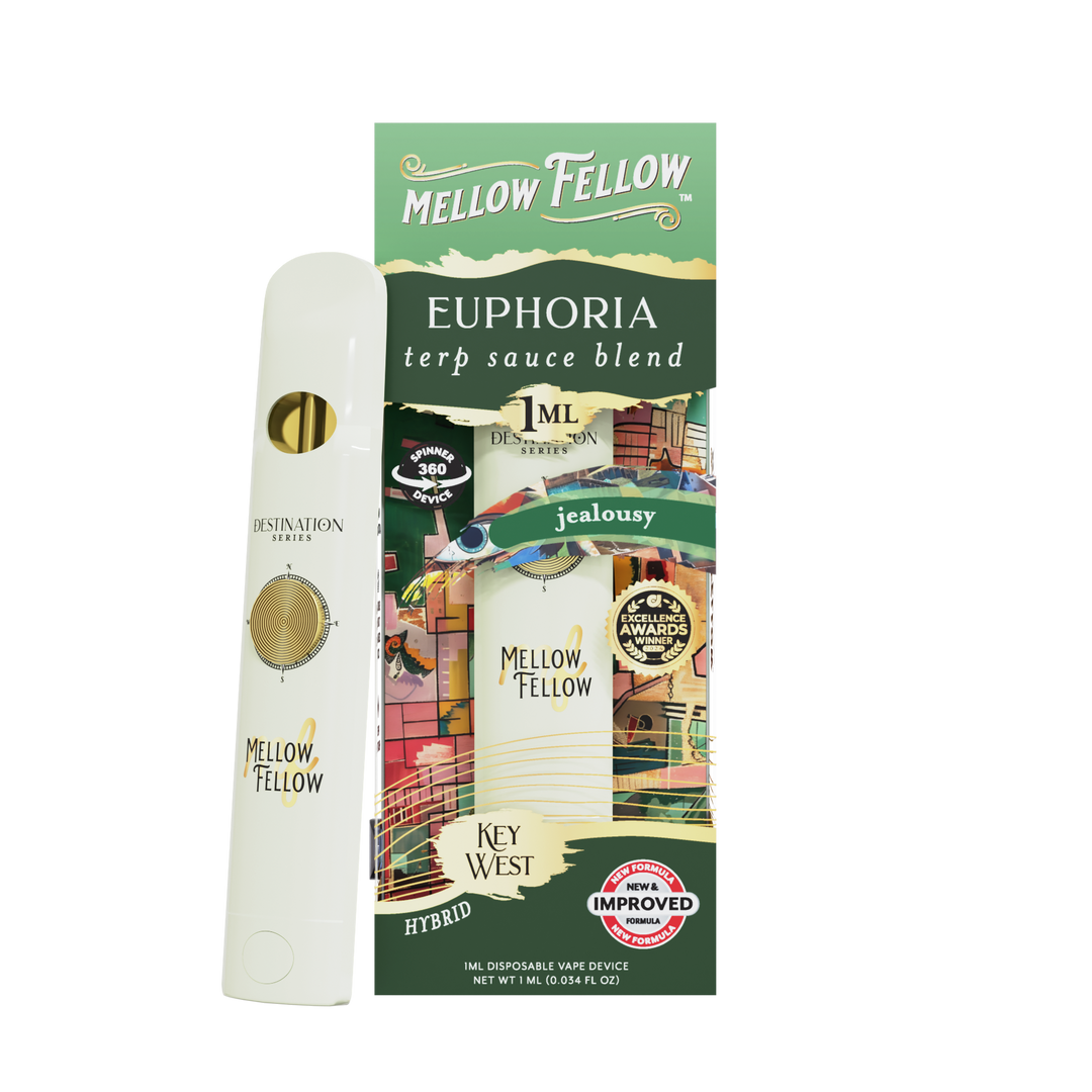 Euphoria Blend - Terp Sauce 1ml Disposable Spinner Vape - Jealousy (Hybrid)