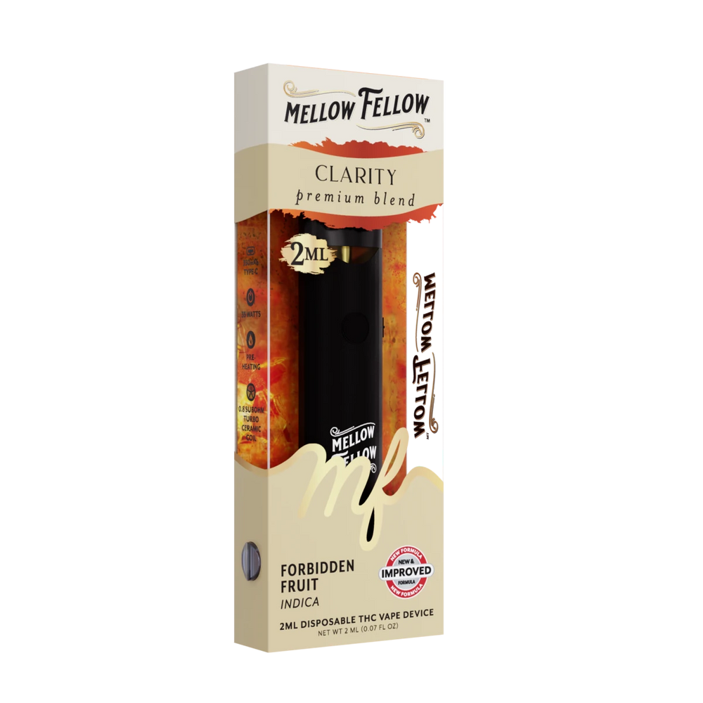 Clarity Blend 2ml Disposable Vape - Forbidden Fruit (Indica) - Mellow Fellow