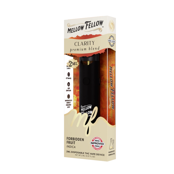 Clarity Blend 2ml Disposable Vape - Forbidden Fruit (Indica) - Mellow Fellow