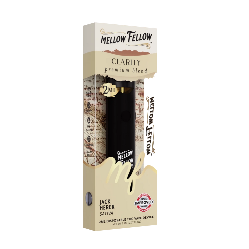 Clarity Blend 2ml Disposable Vape - Jack Herer (Sativa) - Mellow Fellow
