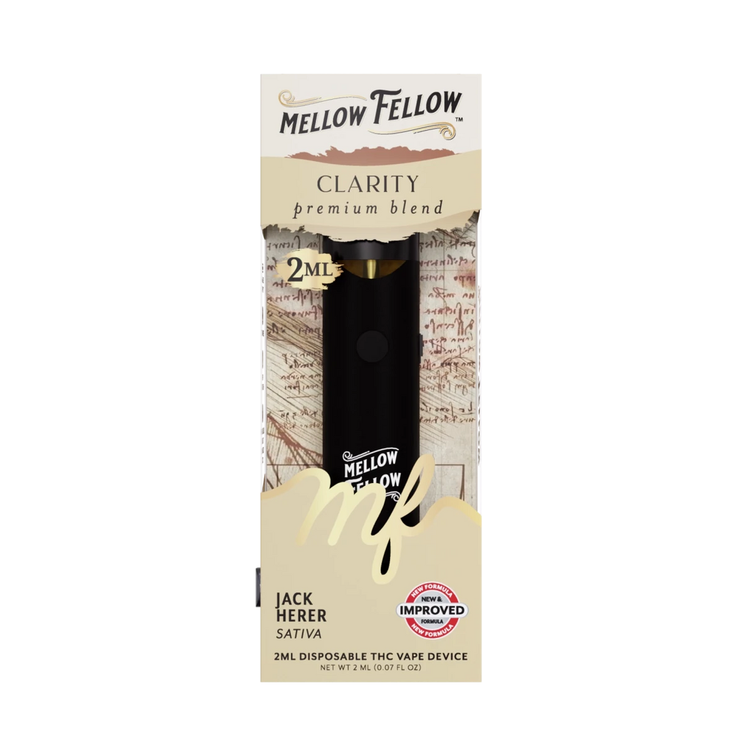 Clarity Blend 2ml Disposable Vape - Jack Herer (Sativa) - Mellow Fellow