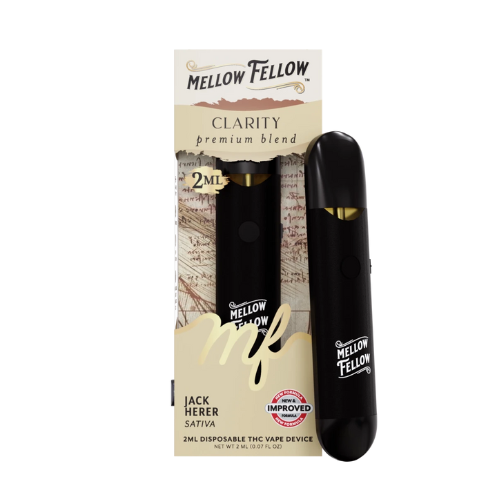 Clarity Blend 2ml Disposable Vape - Jack Herer (Sativa) - Mellow Fellow