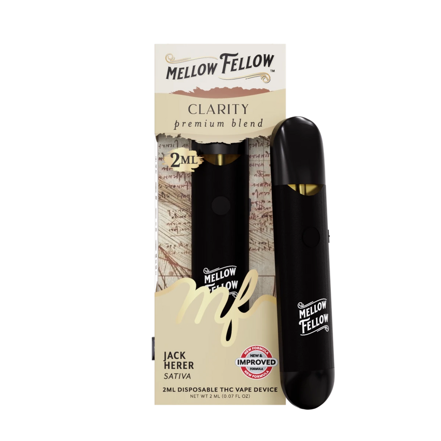 Clarity Blend 2ml Disposable Vape - Jack Herer (Sativa) - Mellow Fellow
