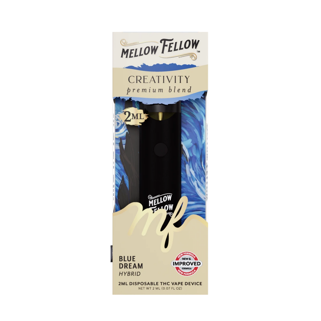 Creativity Blend 2ml Disposable Vape - Blue Dream (Hybrid) - Mellow Fellow