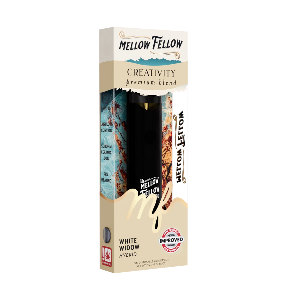 Creativity Blend 2ml Disposable Vape - White Widow (Hybrid) - Mellow Fellow