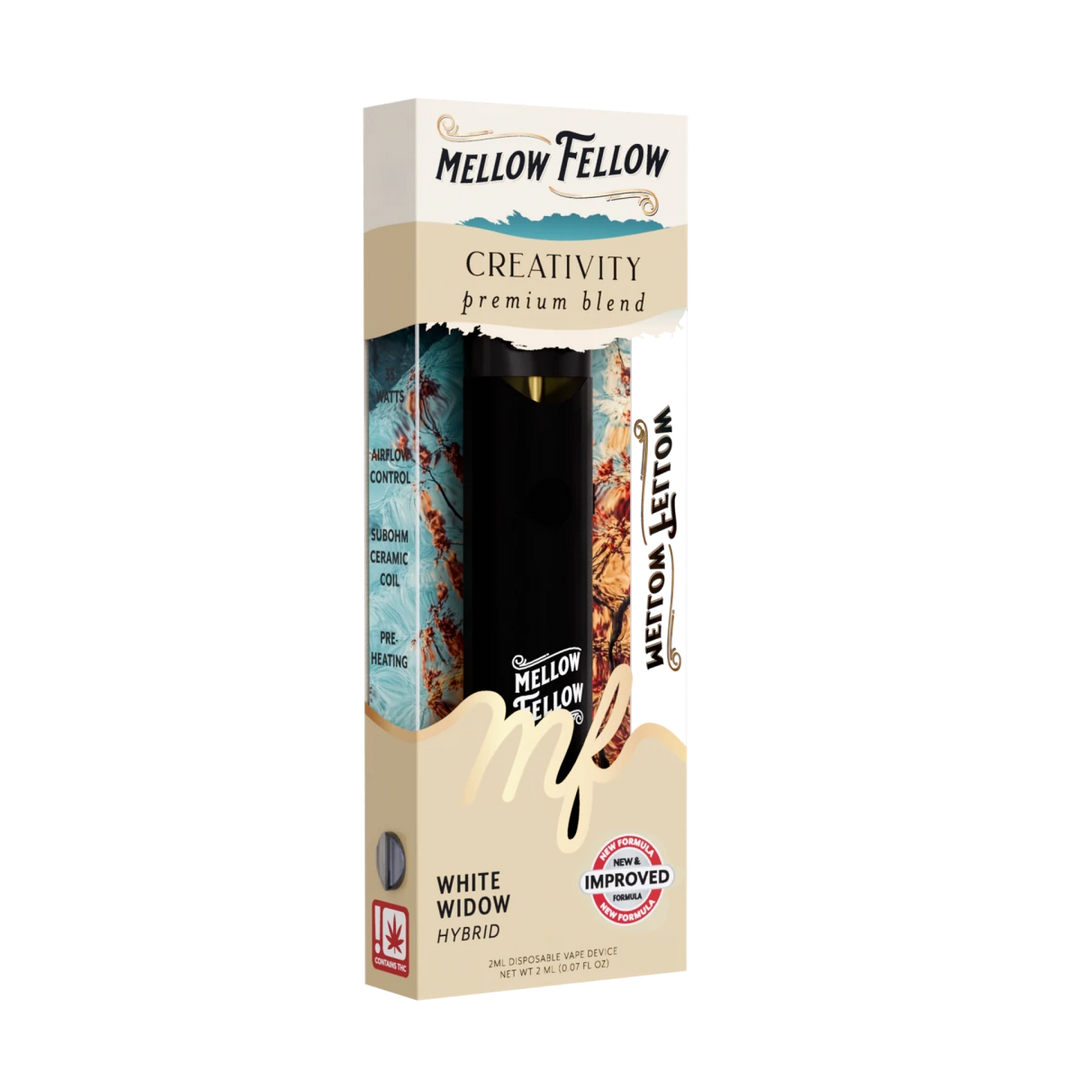 Creativity Blend 2ml Disposable Vape - White Widow (Hybrid) - Mellow Fellow