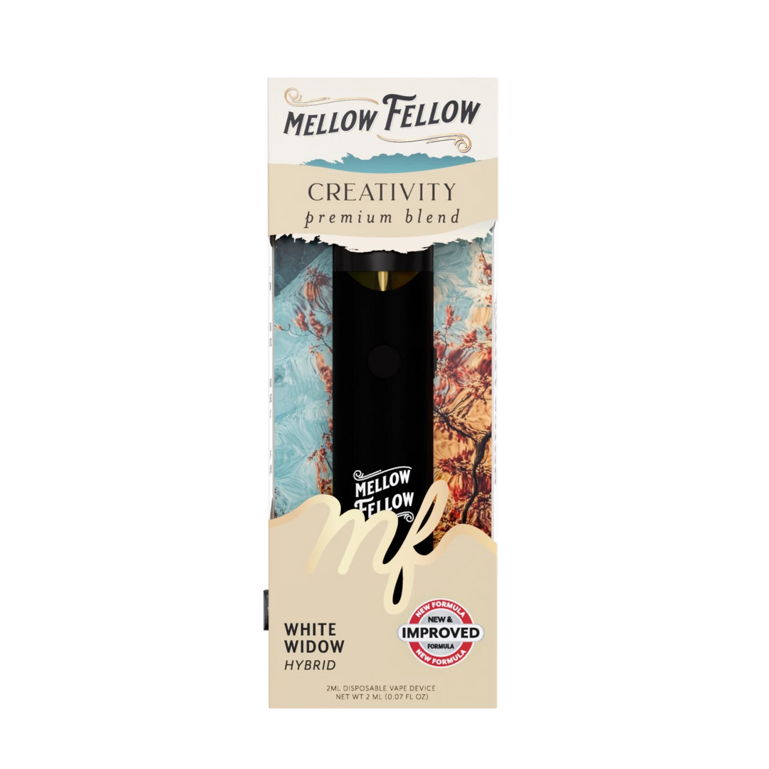 Creativity Blend 2ml Disposable Vape - White Widow (Hybrid) - Mellow Fellow