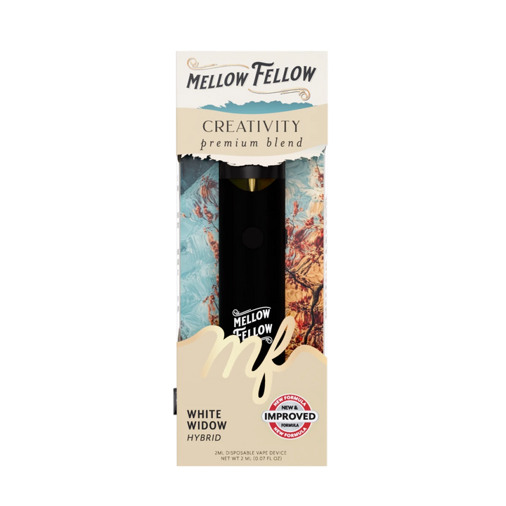 Creativity Blend 2ml Disposable Vape - White Widow (Hybrid) - Mellow Fellow