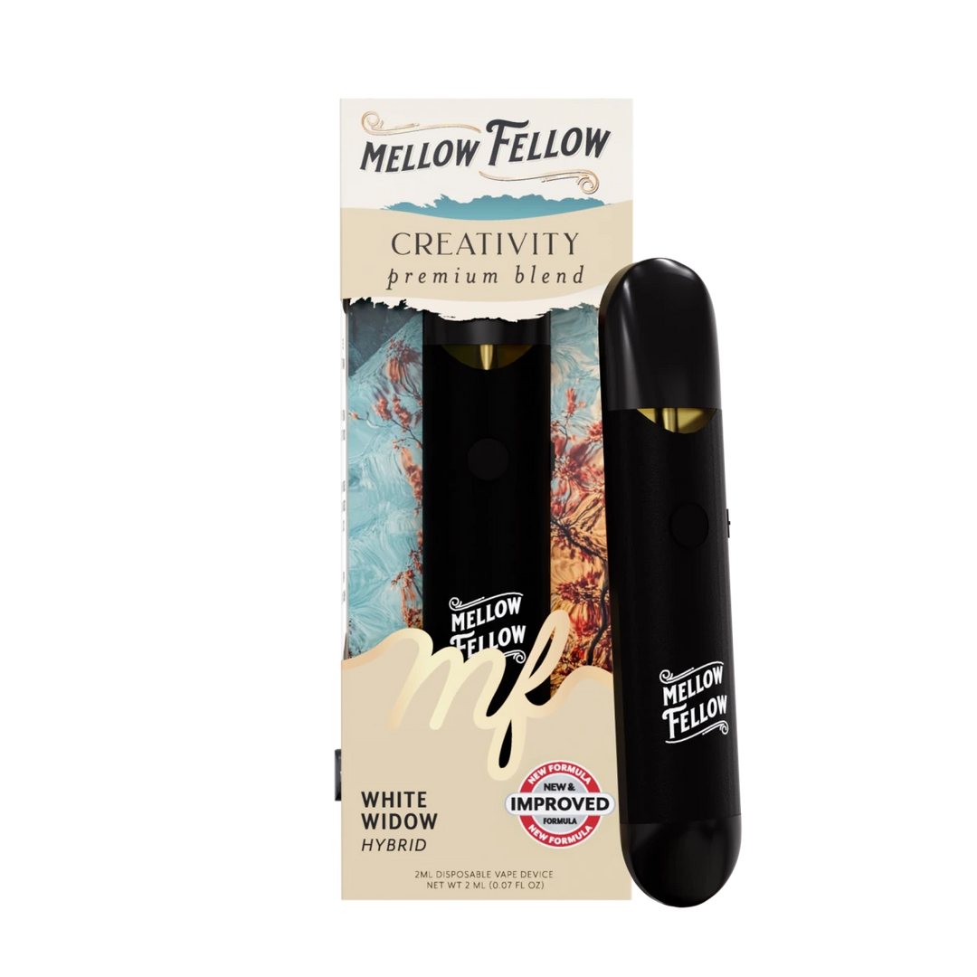 Creativity Blend 2ml Disposable Vape - White Widow (Hybrid) - Mellow Fellow