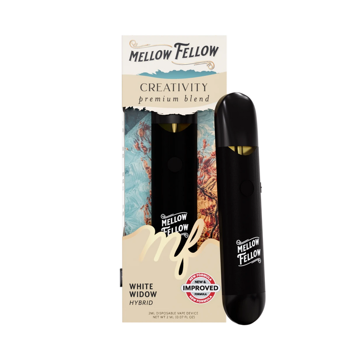 Creativity Blend 2ml Disposable Vape - White Widow (Hybrid) - Mellow Fellow
