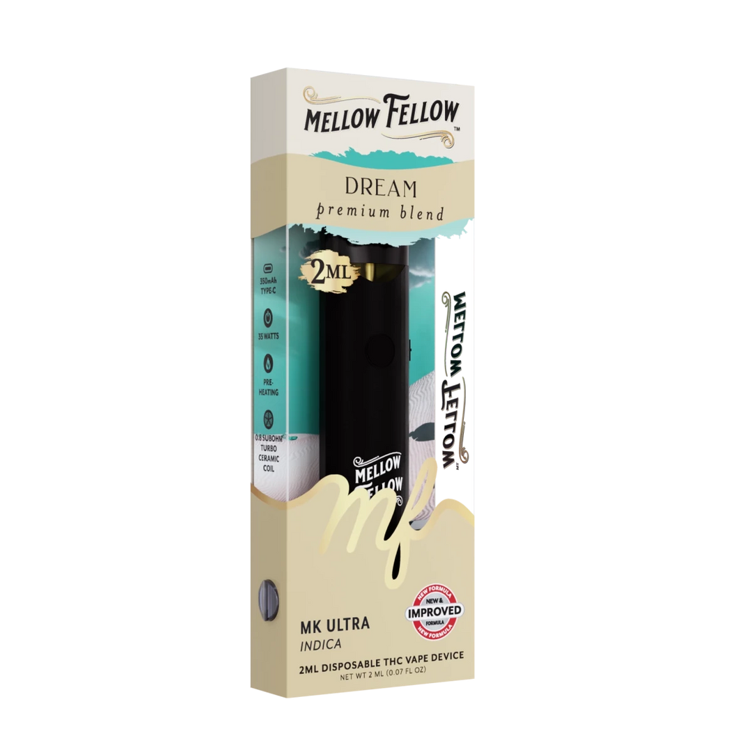 Dream Blend 2ml Disposable Vape - MK Ultra (Indica) - Mellow Fellow