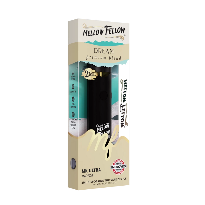 Dream Blend 2ml Disposable Vape - MK Ultra (Indica) - Mellow Fellow
